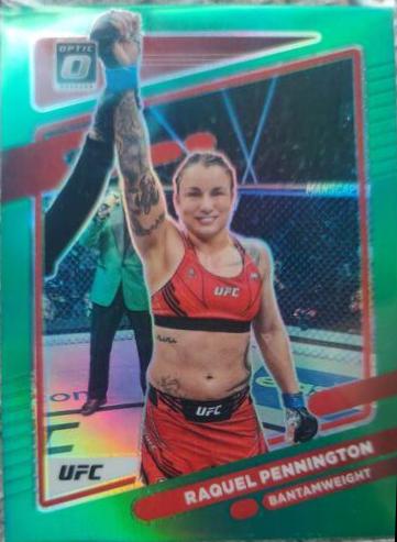 Raquel Pennington 2022 Panini Donruss Optic UFC Base #45 Green
