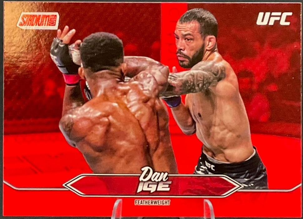 Dan Ige 2025 Topps Stadium Club UFC Base #61 Red