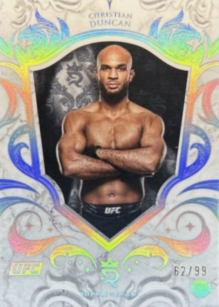 Christian Duncan 2025 Topps Royalty UFC Base #55 Gold