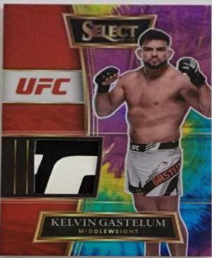 Kelvin Gastelum 2022 Panini Select UFC Concourse #38 Tie Dye