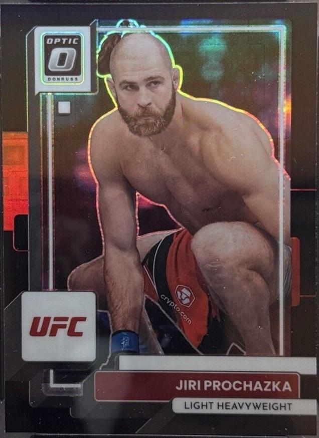 Jiri Prochazka 2023 Panini Donruss Optic UFC Base #45 Black Pandora