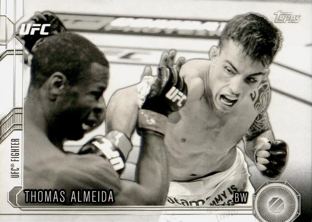 Thomas Almeida 2015 Topps UFC Chronicles Base #254 Black and White
