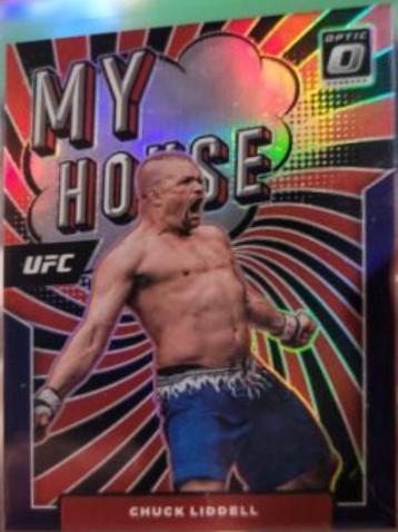 Chuck Liddell 2022 Panini Donruss Optic UFC My House #1 Holo