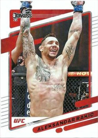 Aleksandar Rakic 2022 Panini Donruss UFC Base #3 Silver