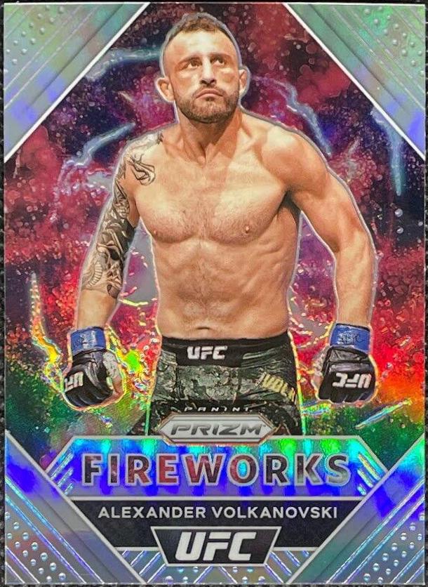 Alexander Volkanovski 2021 Panini Prizm UFC Fearless #17 Silver