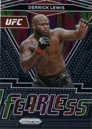 Derrick Lewis 2022 Panini Prizm UFC Fearless #20 Black