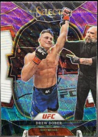 Drew Dober 2023 Panini Select UFC Concourse #92 Tri Color
