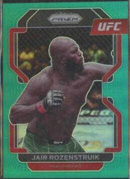 Jairzinho Rozenstruik 2022 Panini Prizm UFC Base #145 Teal