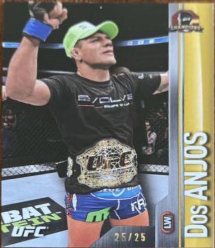 Rafael Dos Anjos 2015 Topps UFC Champions Base #116 Gold