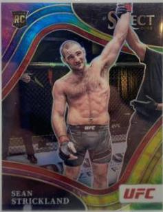 Sean Strickland 2022 Panini Select UFC Octagonside #264 Tie Dye