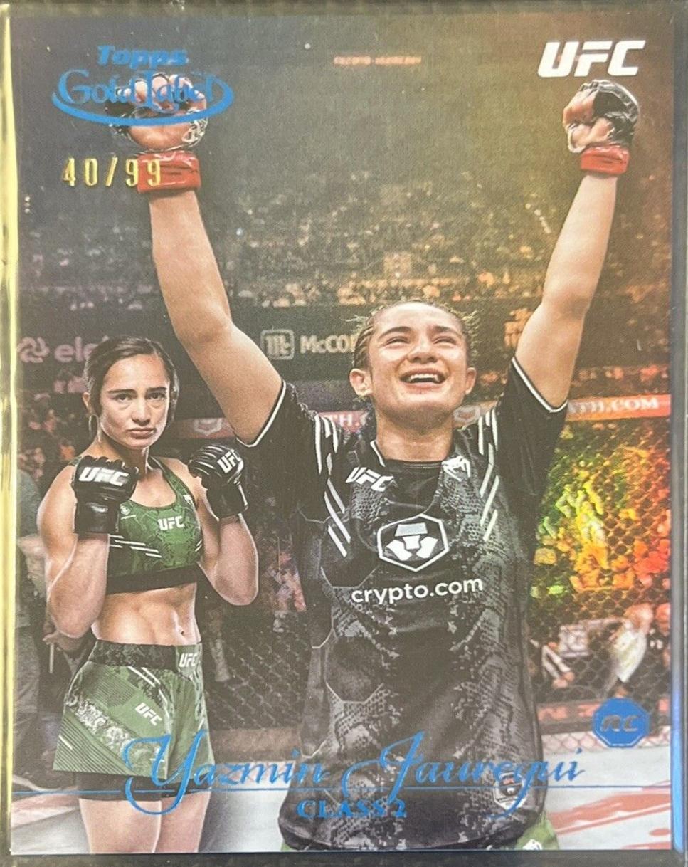 Yazmin Jauregui 2024 Topps Gold Label UFC Base Class II #12 Blue