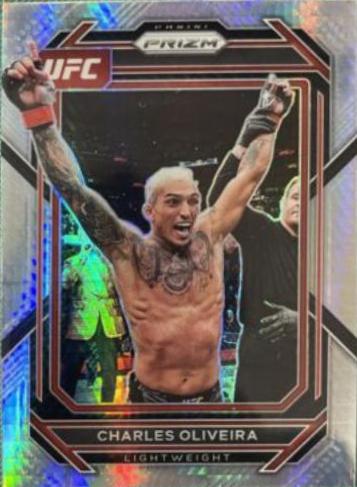Charles Oliveira 2023 Panini Prizm UFC Base #183 Hyper