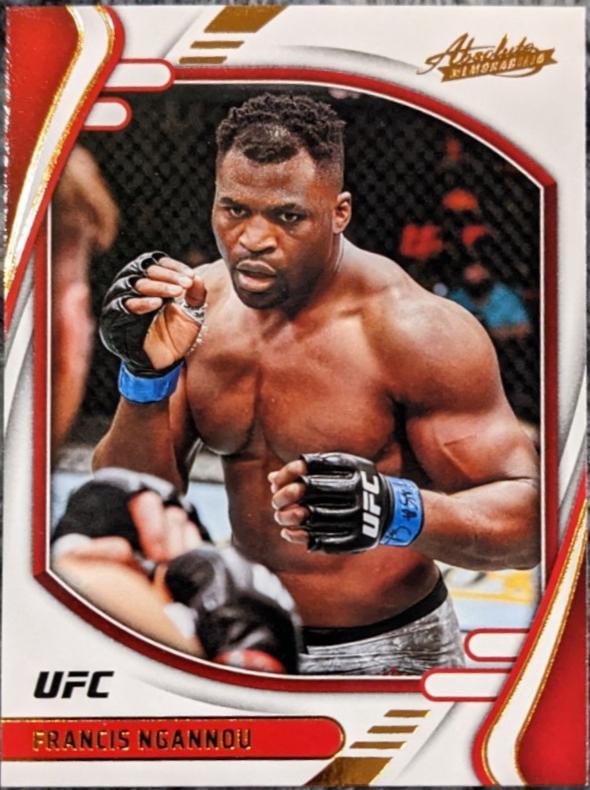 Francis Ngannou 2022 Panini Chronicles UFC Base Absolute #130 Bronze