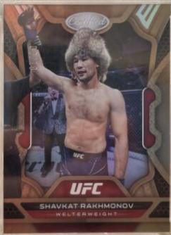 Shavkat Rakhmonov 2023 Panini Chronicles UFC Base Certified #236 Gold