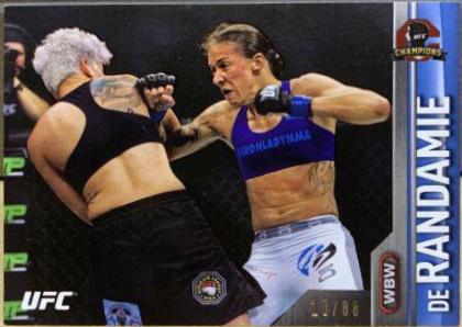 Germaine de Randamie 2015 Topps UFC Champions Base #92 Blue