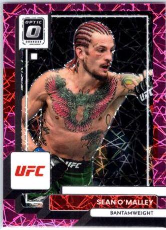 Sean O'Malley 2023 Panini Donruss Optic UFC Base #79 Pink Velocity