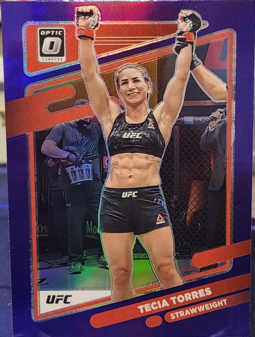 Tecia Pennington 2022 Panini Donruss Optic UFC Base #73 Purple