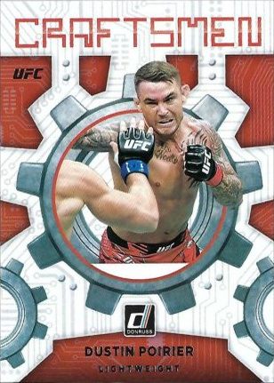 Dustin Poirier 2022 Panini Donruss UFC Craftsmen #12 Press Proof Gold