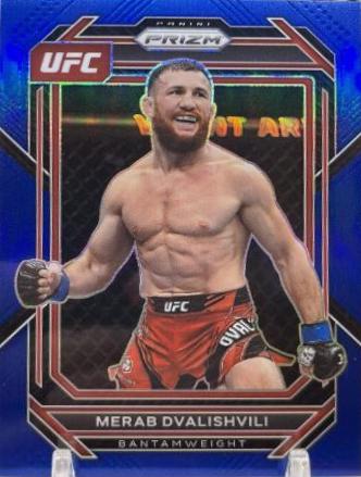 Merab Dvalishvili 2023 Panini Prizm UFC Base #172 Blue