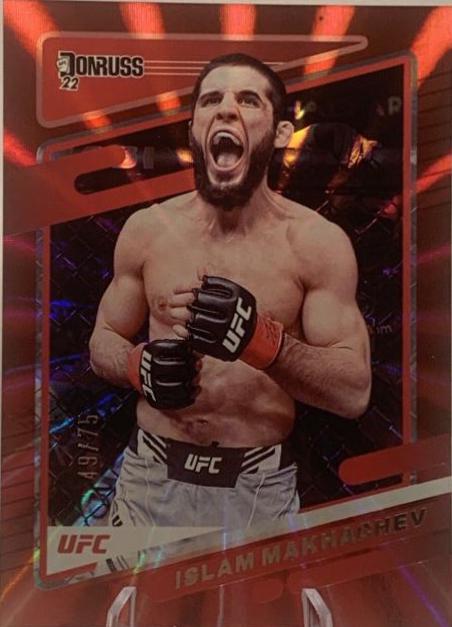 Islam Makhachev 2022 Panini Donruss UFC Base #1 Red
