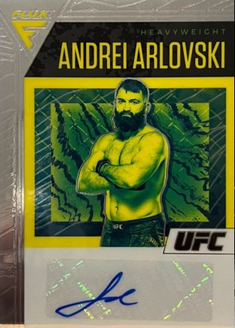 Andrei Arlovski 2021 Panini Chronicles UFC Flux Auto #44 Black