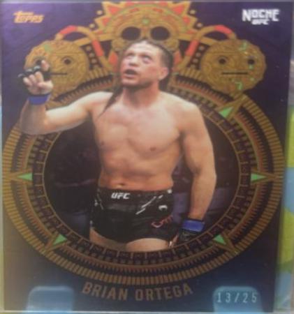 Brian Ortega 2024 Topps Noche UFC Base #5 Purple