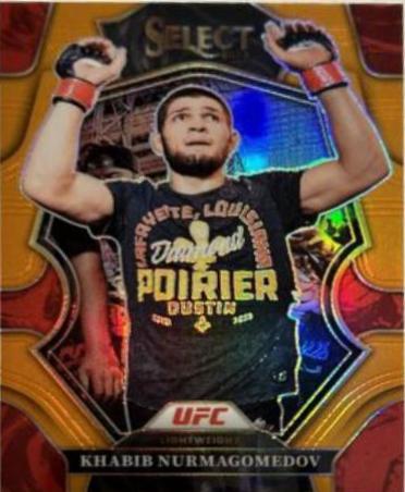 Khabib Nurmagomedov 2023 Panini Select UFC Octagonside #203 Orange