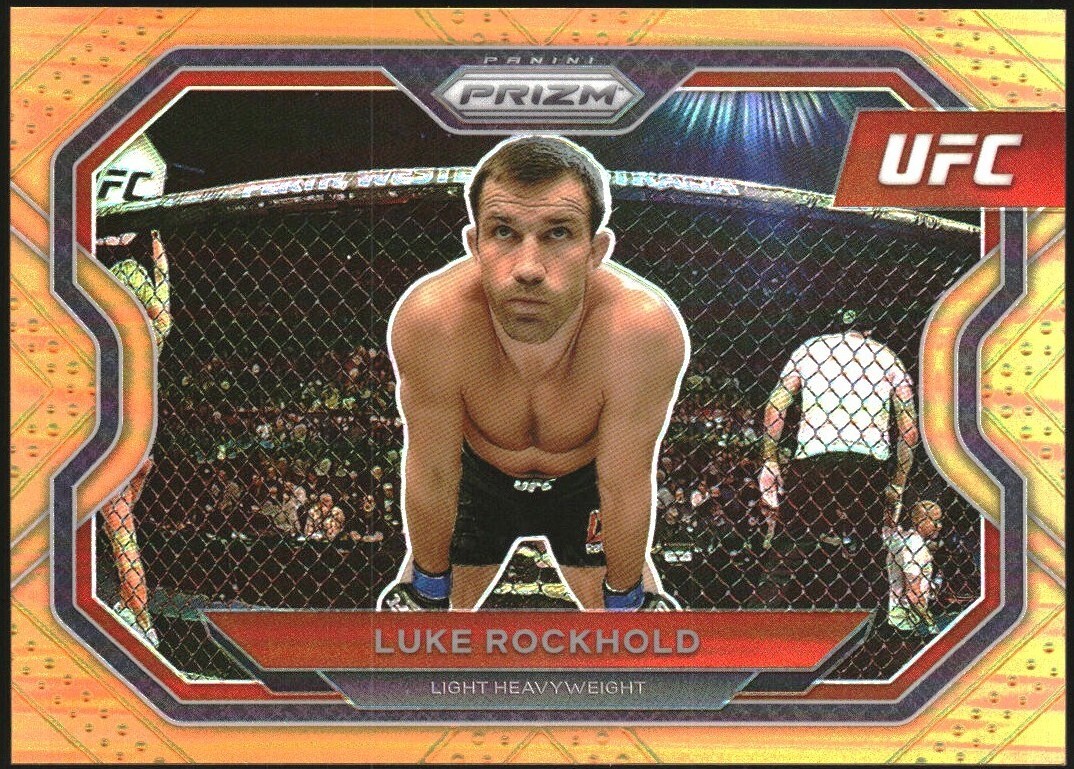 Luke Rockhold 2021 Panini Prizm UFC Base #113 Orange