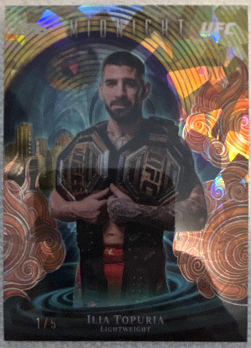 Ilia Topuria 2026 Topps Midnight UFC Insomnia #IN-1 Moonrise