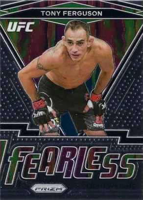 Tony Ferguson 2021 Panini Prizm UFC Fearless #14 Black