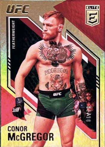 Conor McGregor 2021 Panini Chronicles UFC Base XR #199 Gold