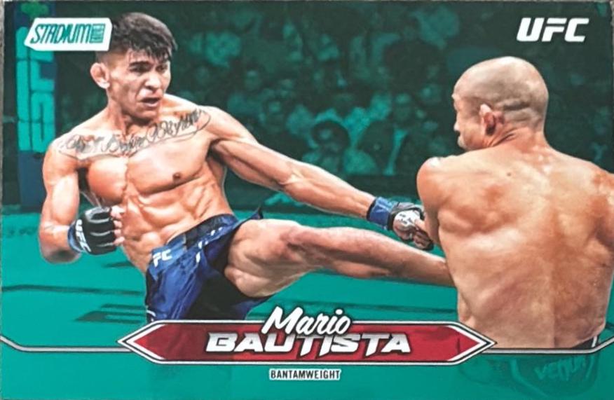 Mario Bautista 2025 Topps Stadium Club UFC Base #104 Teal