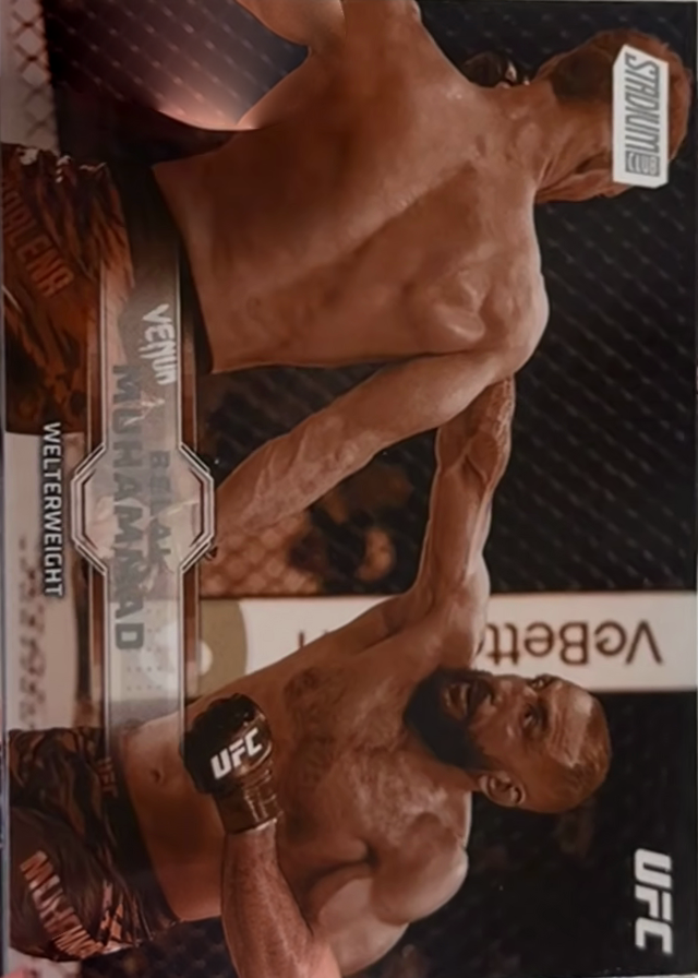 Belal Muhammad 2026 Topps Stadium Club UFC Base #109 Sepia