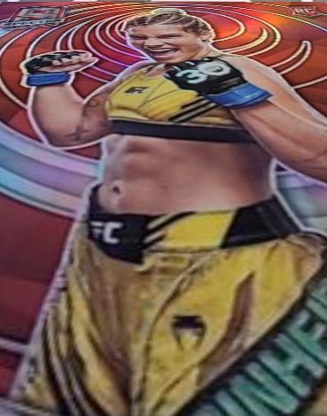 Luana Pinheiro 2023 Panini Chronicles UFC Base Spectra #390 Red