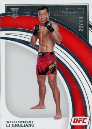 Li Jingliang 2022 Panini Immaculate UFC Base #20 Platinum