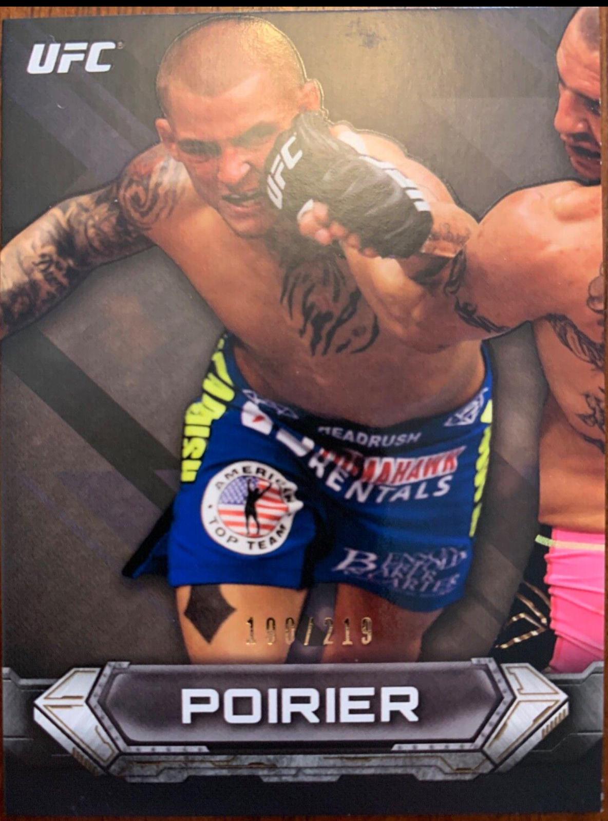 Dustin Poirier 2014 Topps UFC Knockout Base #47 Gold