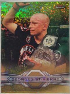 Georges St-Pierre 2013 Topps Finest UFC Base #100 Gold