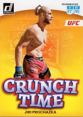 Jiri Prochazka 2023 Panini Donruss UFC Crunch Time #19 Press Proof Black