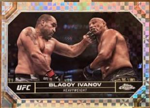 Blagoy Ivanov 2024 Topps Chrome UFC Base #28 X-Fractor
