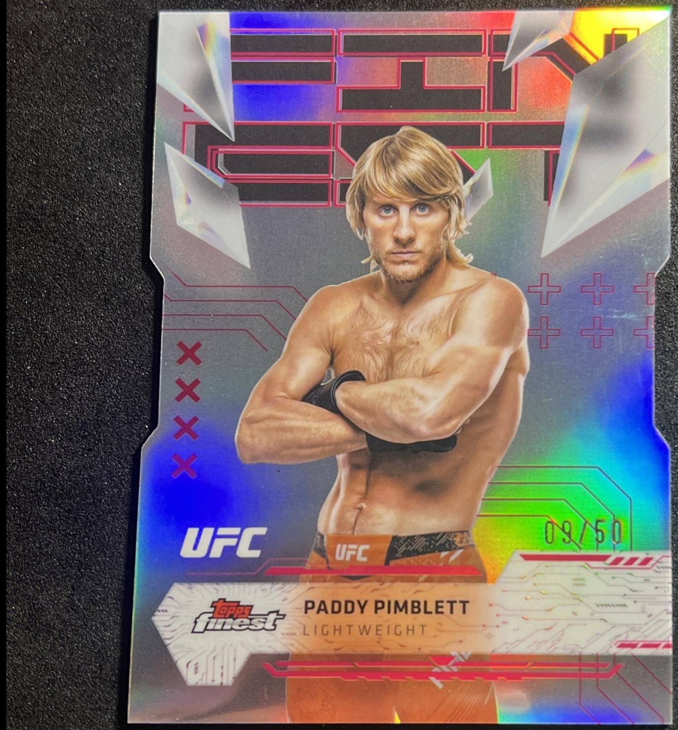 Paddy Pimblett 2025 Topps Finest UFC Base Uncommon #110 Die Cut