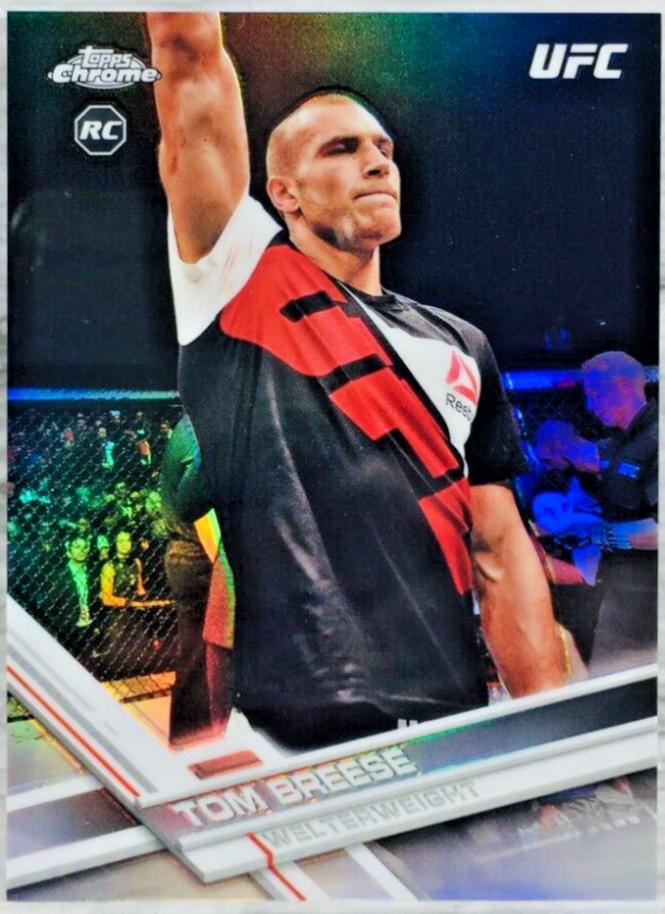 Tom Breese 2017 Topps Chrome UFC Base #93 Refractor