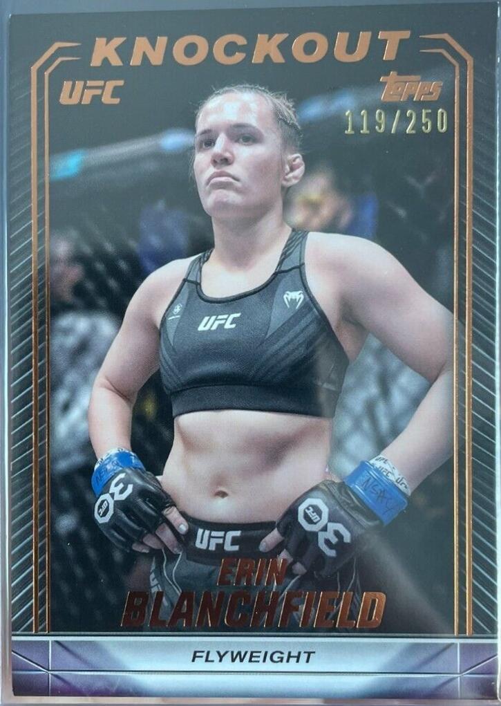 Erin Blanchfield 2024 Topps Knockout UFC Base #85 Bronze