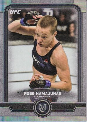 Rose Namajunas 2019 Topps UFC Museum Collection Base #41 Canvas