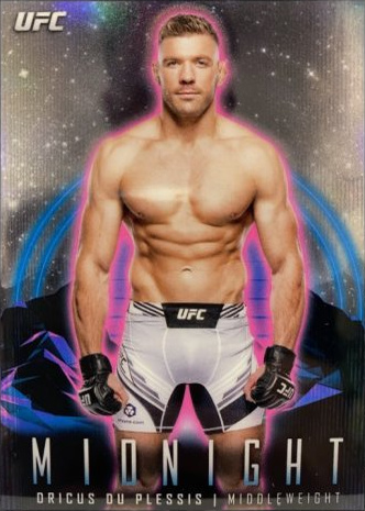 Dricus Du Plessis 2024 Topps Midnight UFC Base #12 Topps Industry Conference Promo