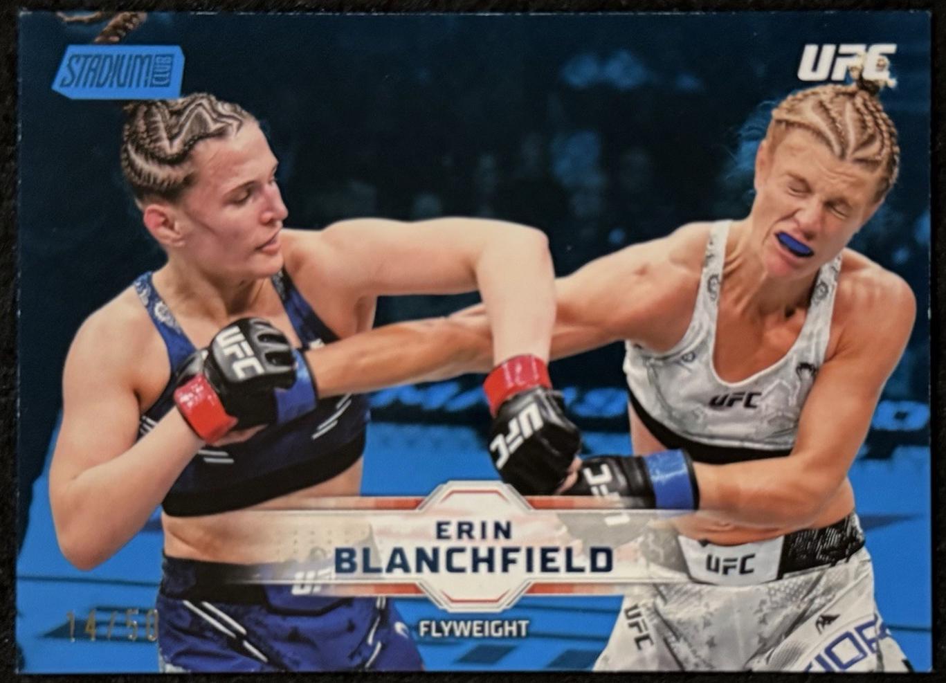 Erin Blanchfield 2026 Topps Stadium Club UFC Base #61 Blue
