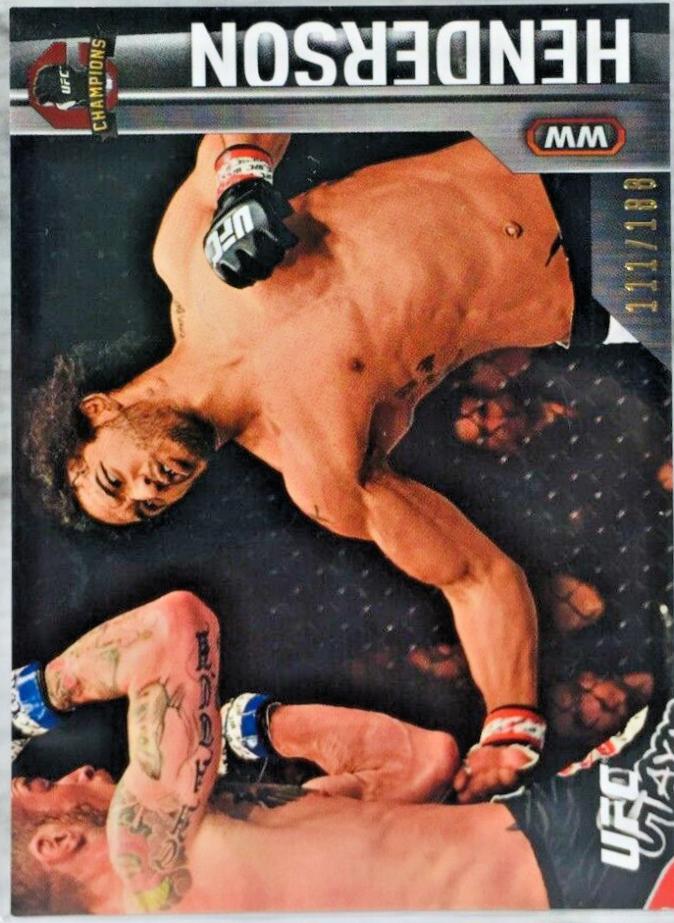 Benson Henderson 2015 Topps UFC Champions Base #175 Black