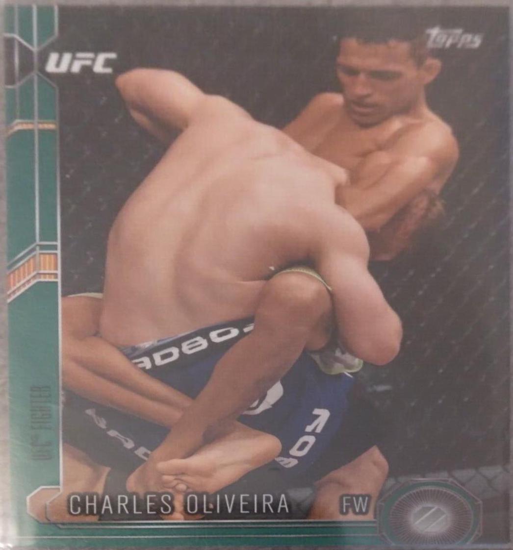 Charles Oliveira 2015 Topps UFC Chronicles Base #104 Green