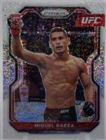 Miguel Baeza 2021 Panini Prizm UFC Base #92 White Sparkle