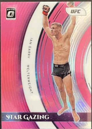 Ian Machado Garry 2022 Panini Donruss Optic UFC Star Gazing #10 Pink