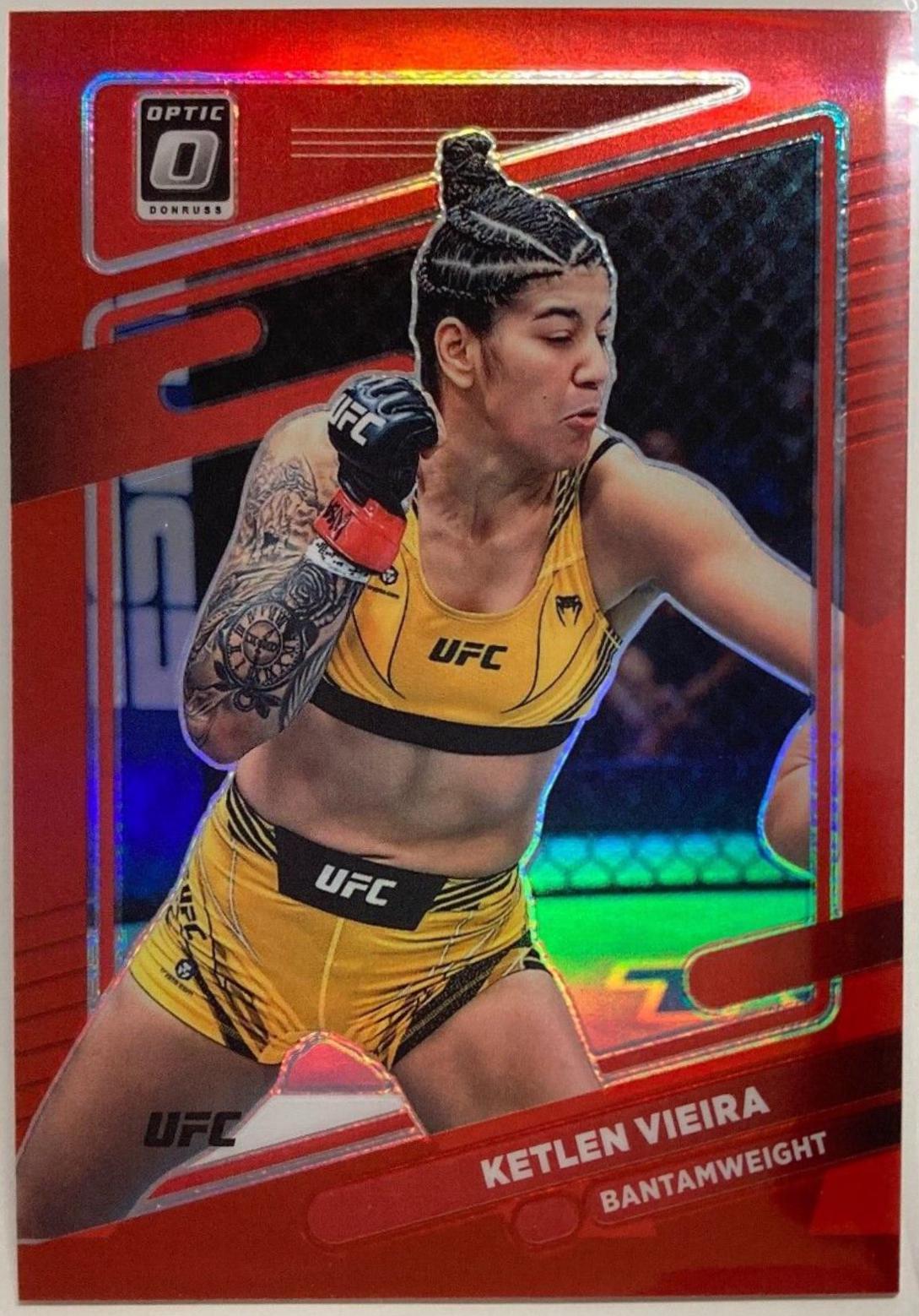 Ketlen Vieira 2022 Panini Donruss Optic UFC Base #55 Red